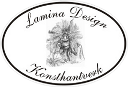 Lamina design, konsthantverk med ull, lammskinn, linne och trä